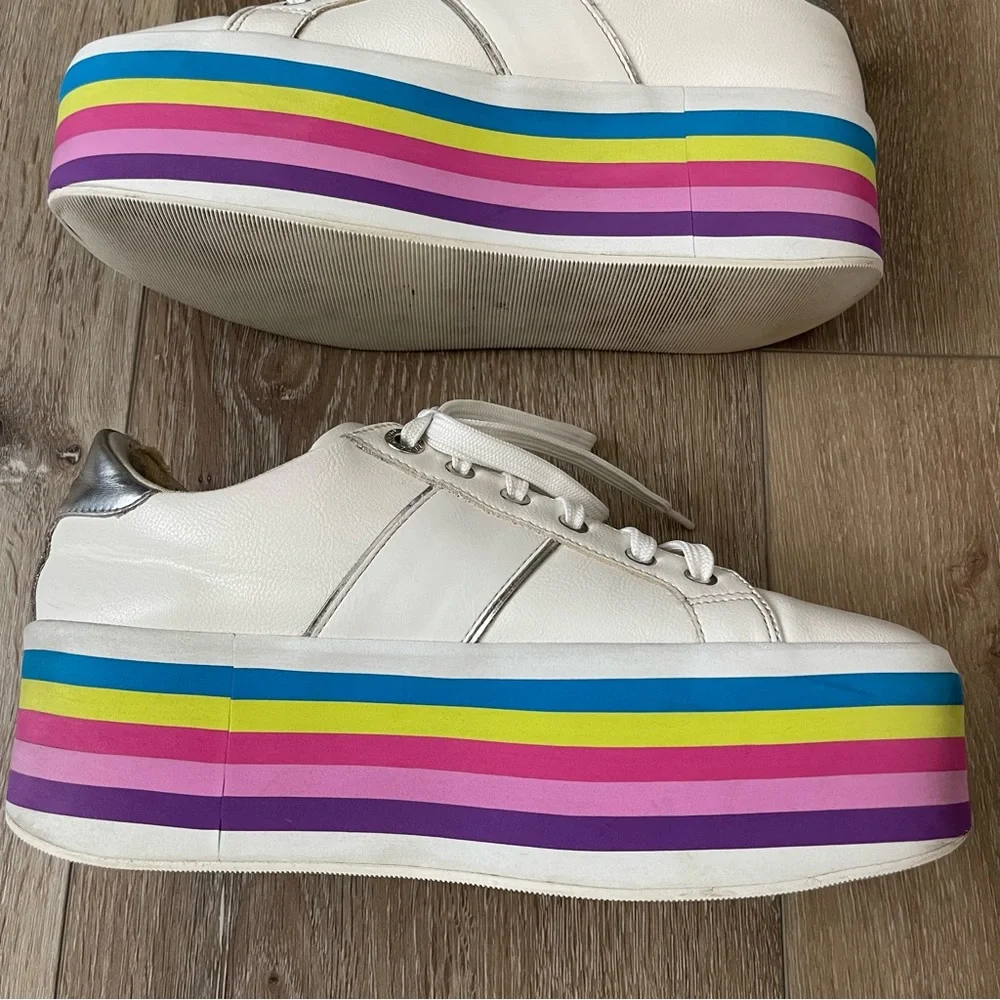 Rare ALDO Nydoilia Platform Sneakers Women’s 8.5 Chunky Sole Lace Up